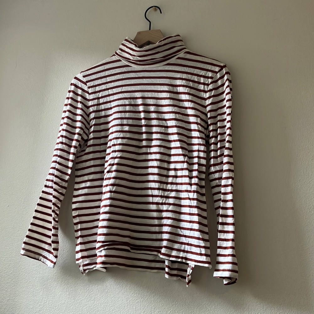 Madewell striped turtleneck